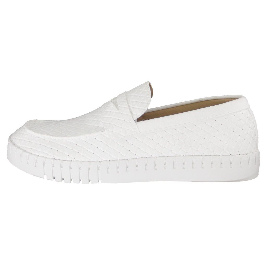 White 718 Slip On