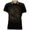 Black and Gold Lion w/ Rhinestone