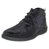 Black Mid Tops with Paisley Suede