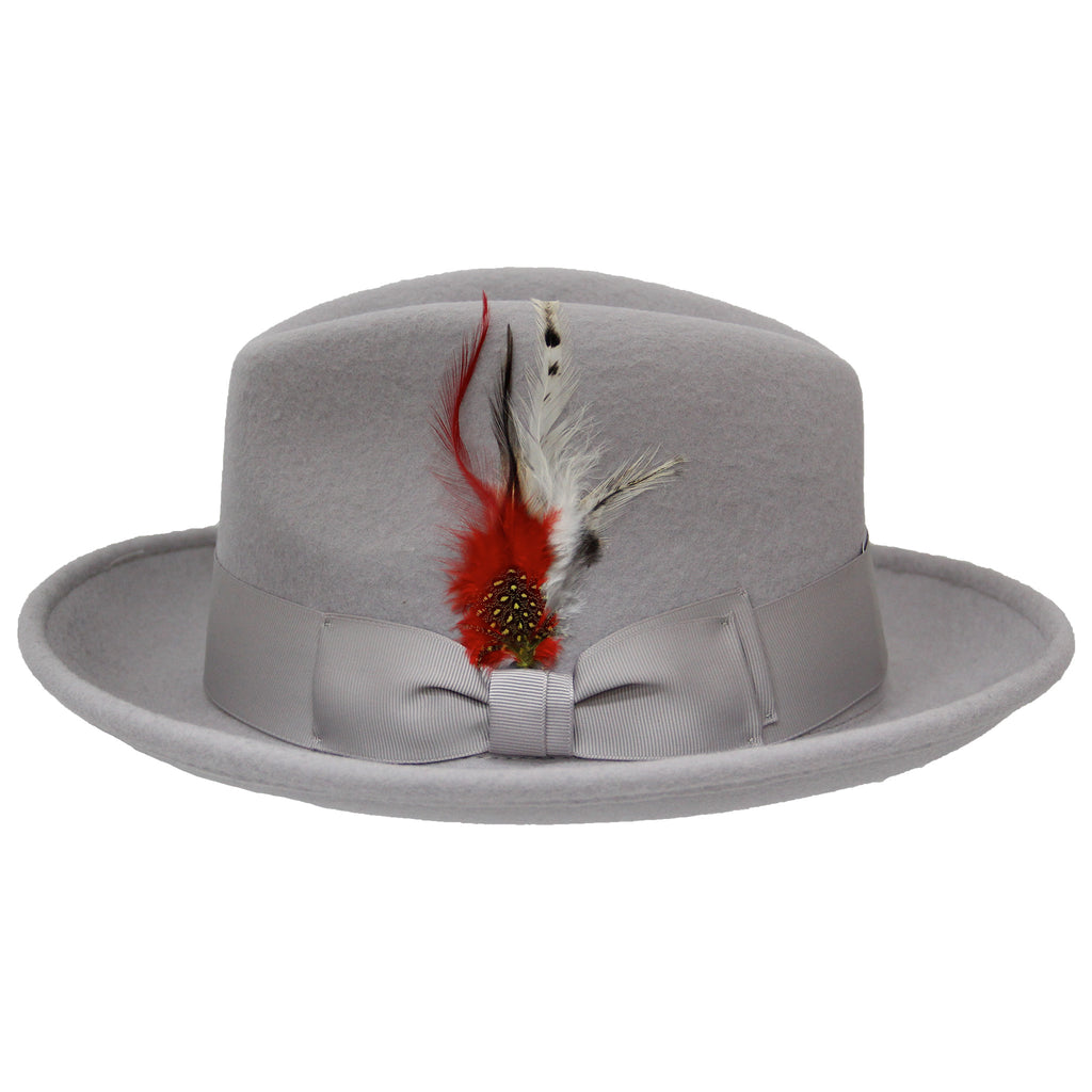 Grey Felt Fedora