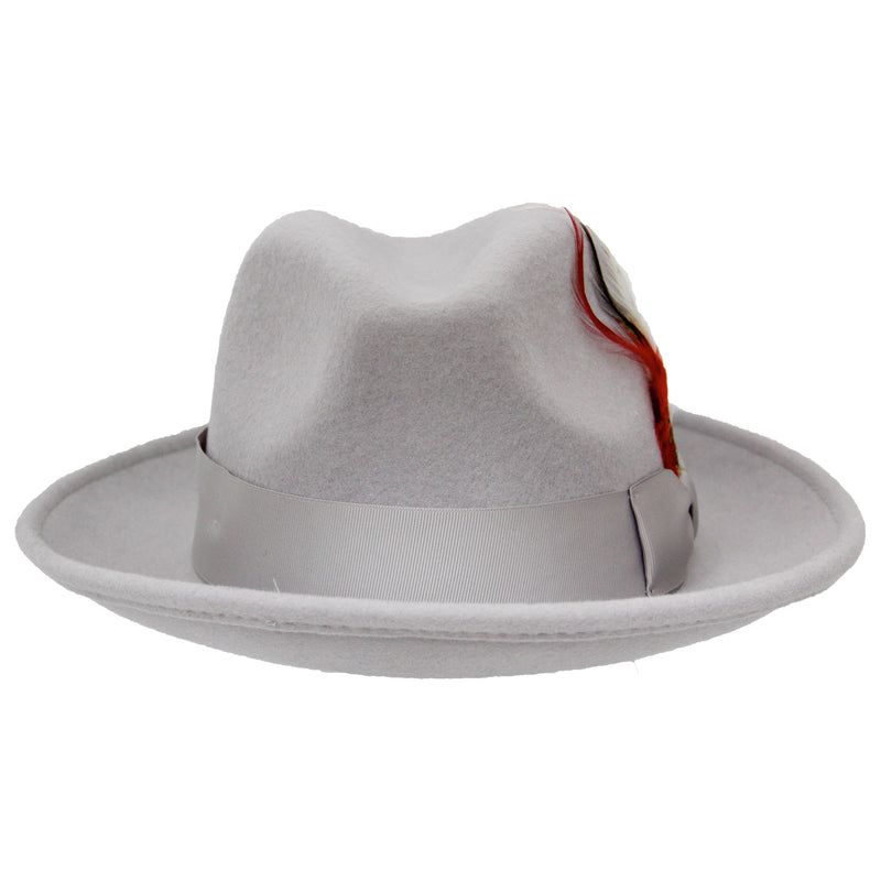 Grey Felt Fedora