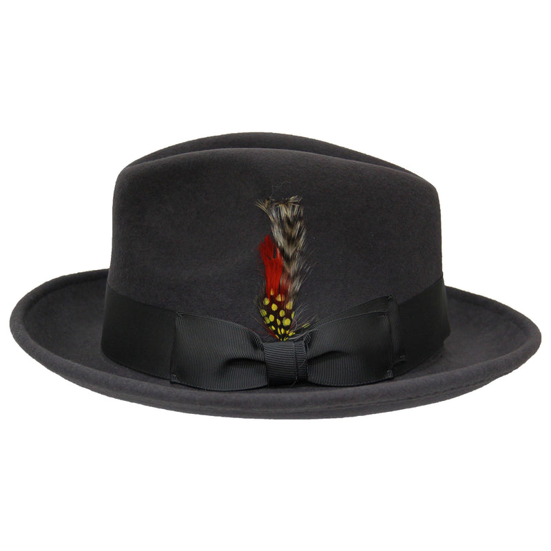 Charcoal Felt Fedora