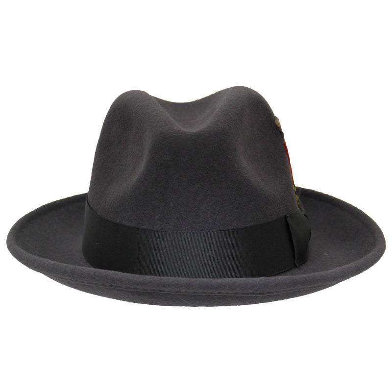 Charcoal Felt Fedora