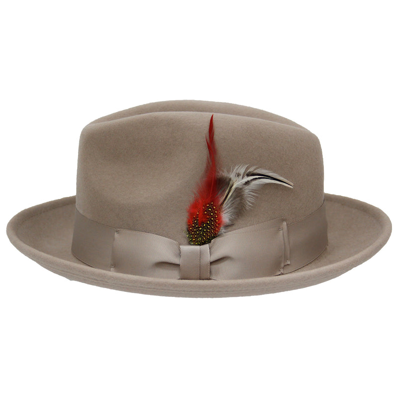 Tan Felt Fedora